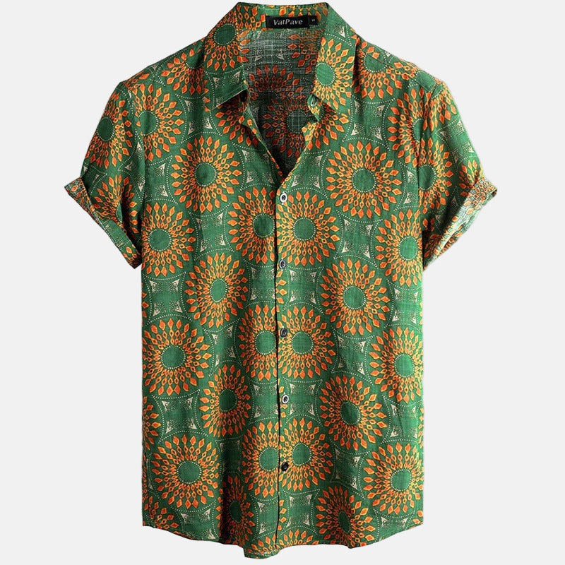 Chemise Homme Imprimée 3D Décontractée 1
