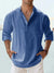 Chemise Homme Lin Moderne Col Ouvert Spacieuse 4