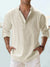 Chemise Homme Lin Moderne Col Ouvert Spacieuse 5