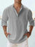 Chemise Homme Lin Moderne Col Ouvert Spacieuse 6