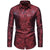 Chemise Homme Longue Détails Floraux Coton Polyester 8