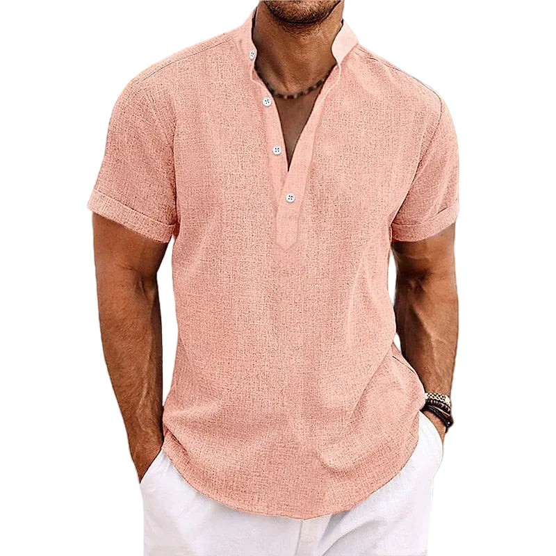 Chemise Homme Manche Courte Style Décontracté 0