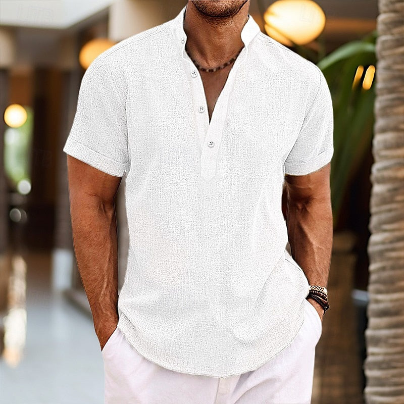 Chemise Homme Manche Courte Style Décontracté 2