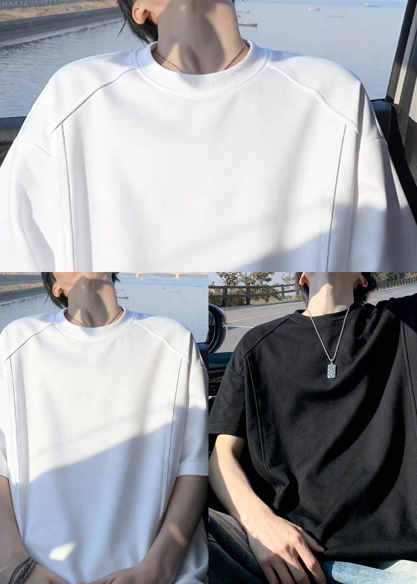 Chemise Homme Oversize Manches Courtes Casual 4