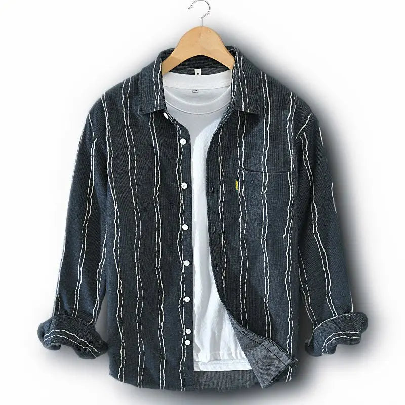 Chemise Homme Rayée Moderne Ajustée 0