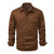 Chemise Homme à Manches Longues Boutonnée Contrastées Tissu Durable 7