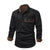 Chemise Homme à Manches Longues Boutonnée Contrastées Tissu Durable 9