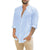 Chemise Homme à Manches Longues en Coton Respirant