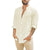 Chemise Homme à Manches Longues en Coton Respirant