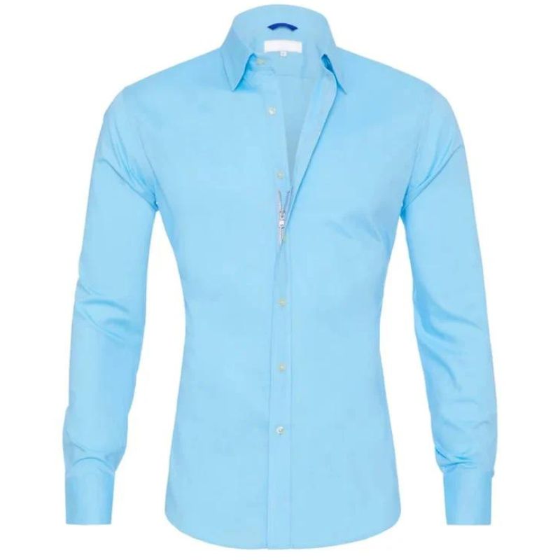 Chemise Zippée Décontractée pour Hommes 10