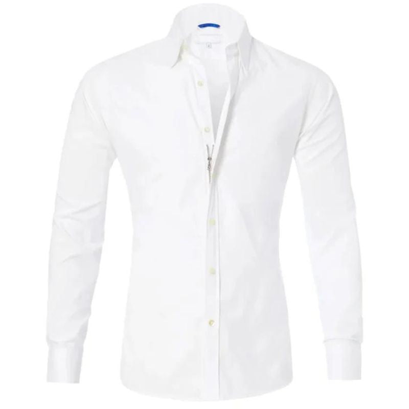 Chemise Zippée Décontractée pour Hommes 11
