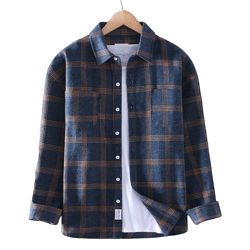 Chemise à Carreaux Classique pour Homme 0