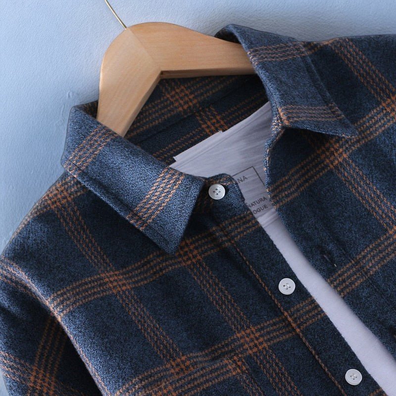 Chemise à Carreaux Classique pour Homme 1