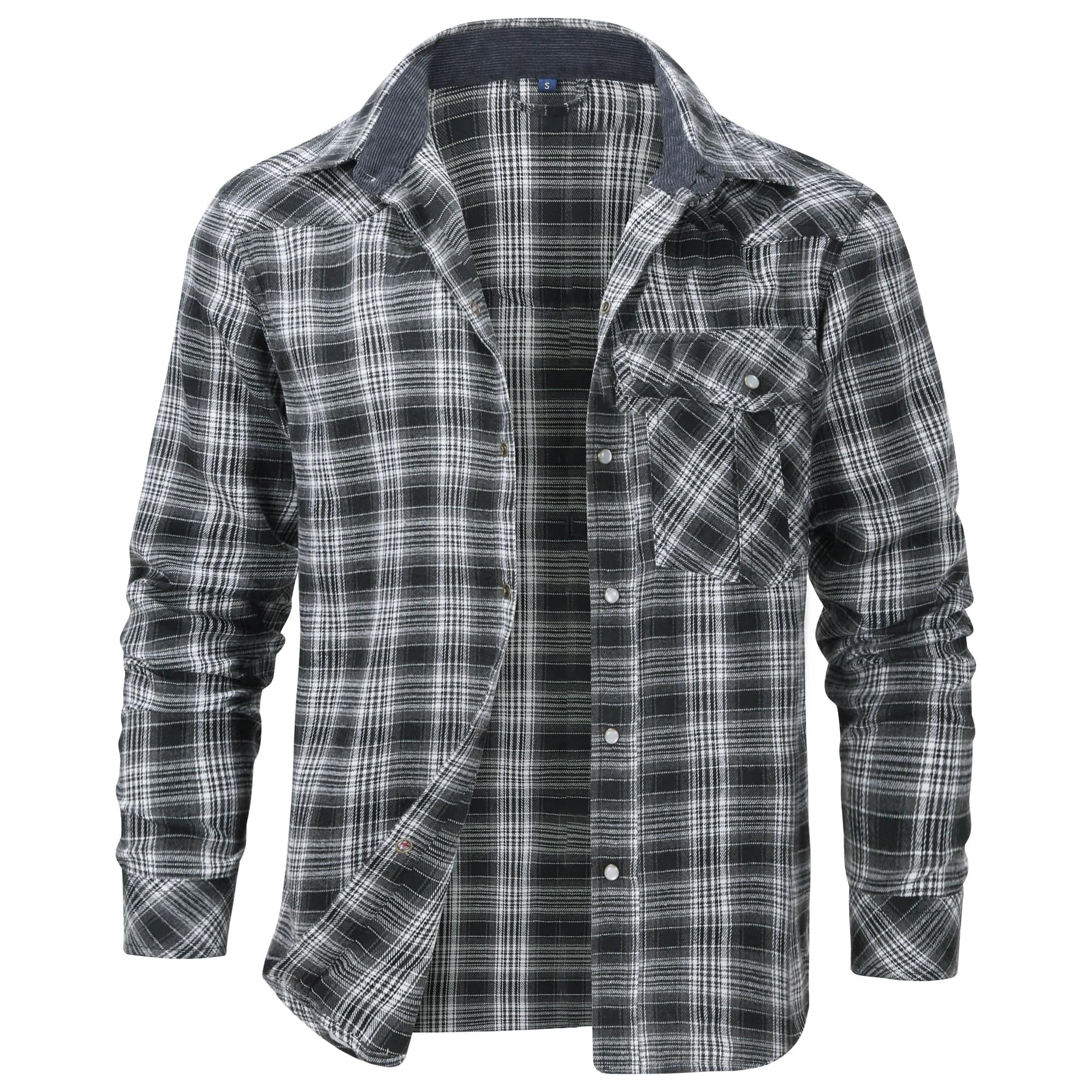 Chemise à Carreaux pour Hommes en Flanelle Confortable 8