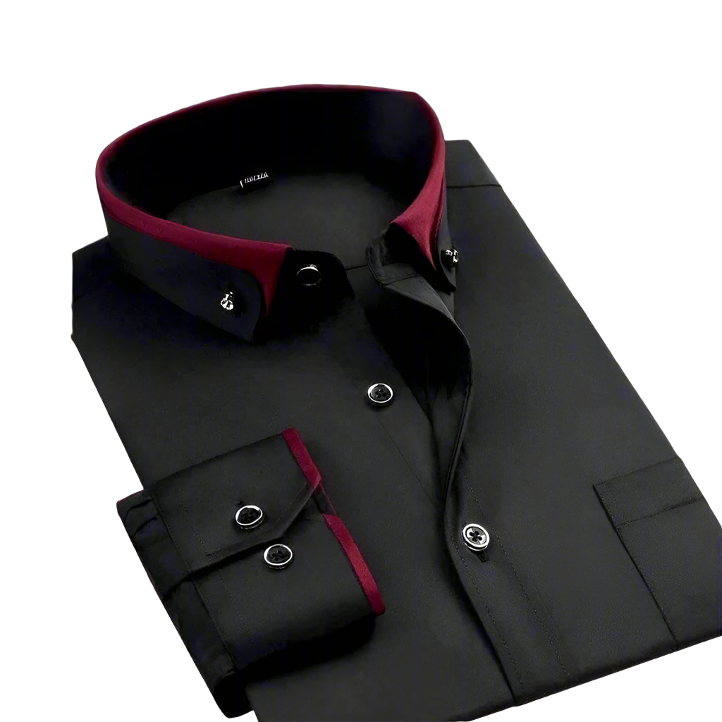 Chemise à Manches Longues pour Homme Style Classique 0
