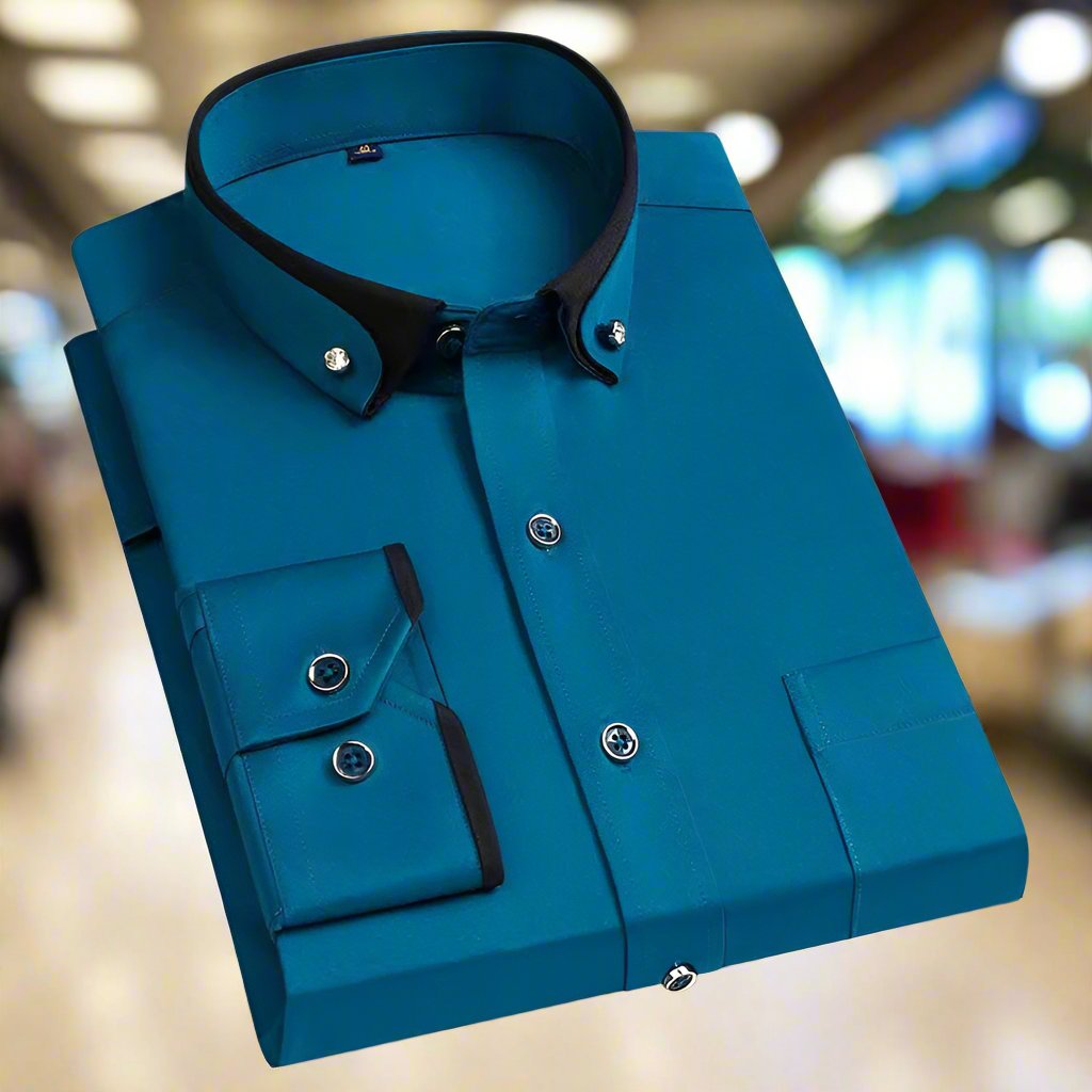 Chemise à Manches Longues pour Homme Style Classique 2
