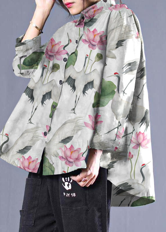 Chemise à Patches pour Femmes en Coton 9