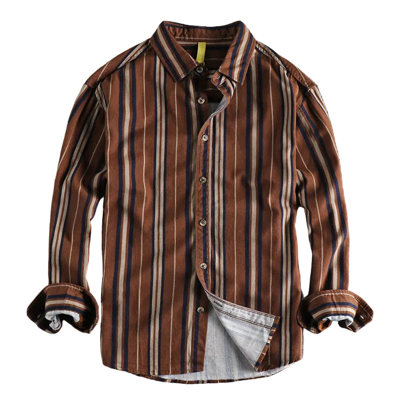Chemise à Rayures pour Homme Style Moderne 1