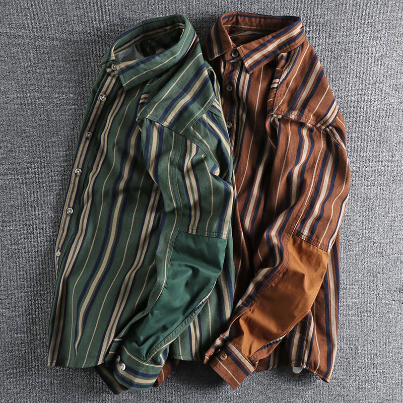 Chemise à Rayures pour Homme Style Moderne 2