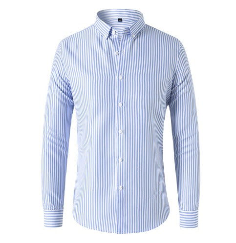 Chemise à Rayures pour Hommes Style Business Casual 4