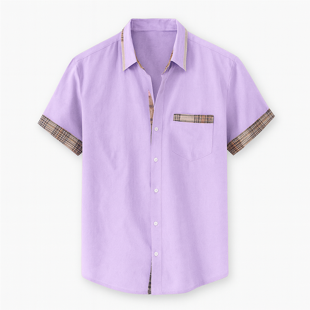 Chemise à manches courtes pour hommes moderne 3