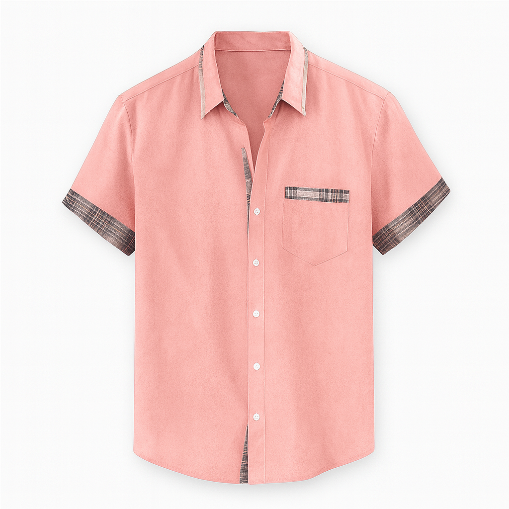 Chemise à manches courtes pour hommes moderne 5