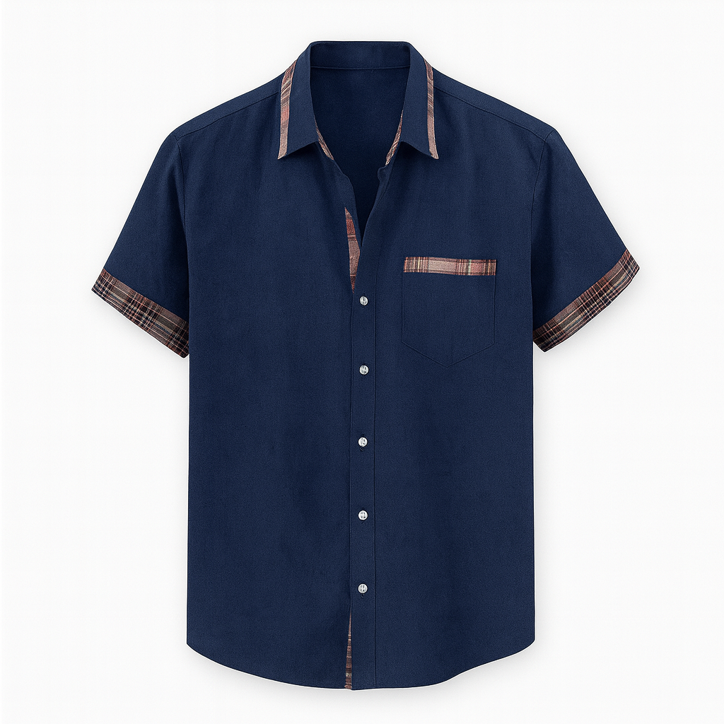 Chemise à manches courtes pour hommes moderne 7