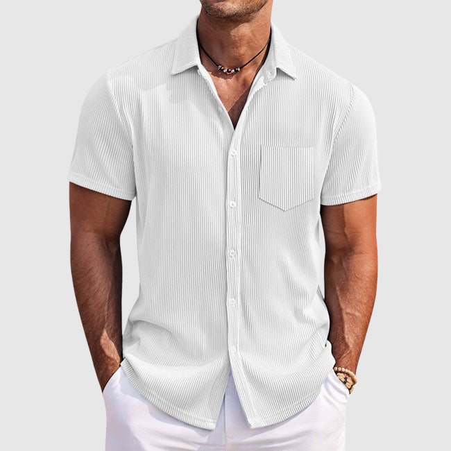 Chemise d'été à rayures pour homme 2