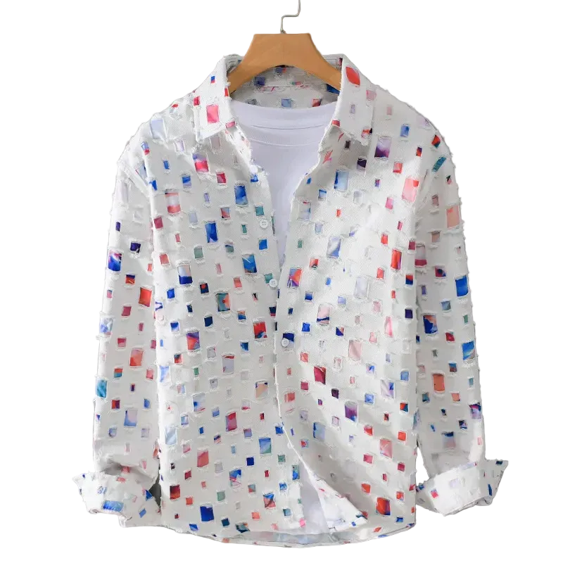 Chemise en Jean pour Homme Décontractée 0