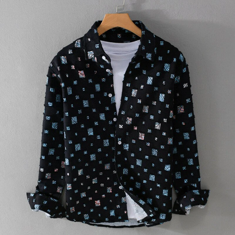 Chemise en Jean pour Homme Décontractée 1