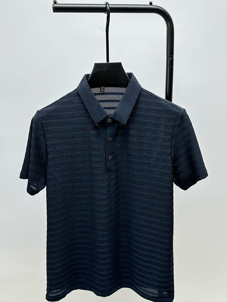 Chemise en Soie pour Homme Style Décontracté 5