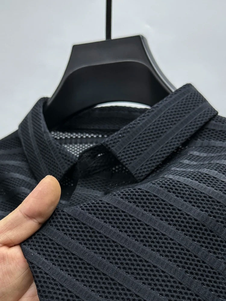 Chemise en Soie pour Homme Style Décontracté 6