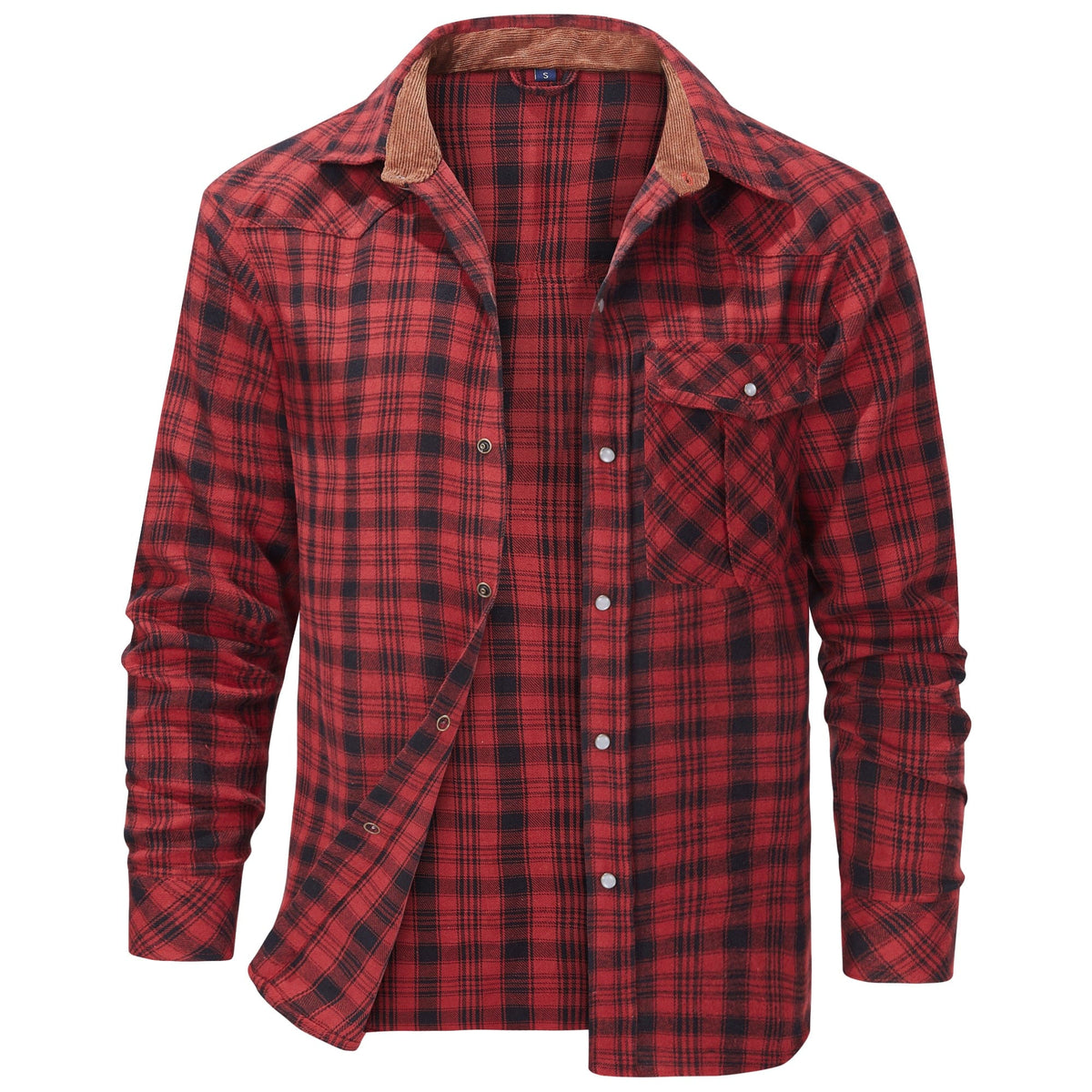 Chemise en flanelle pour homme, modèle classique 1