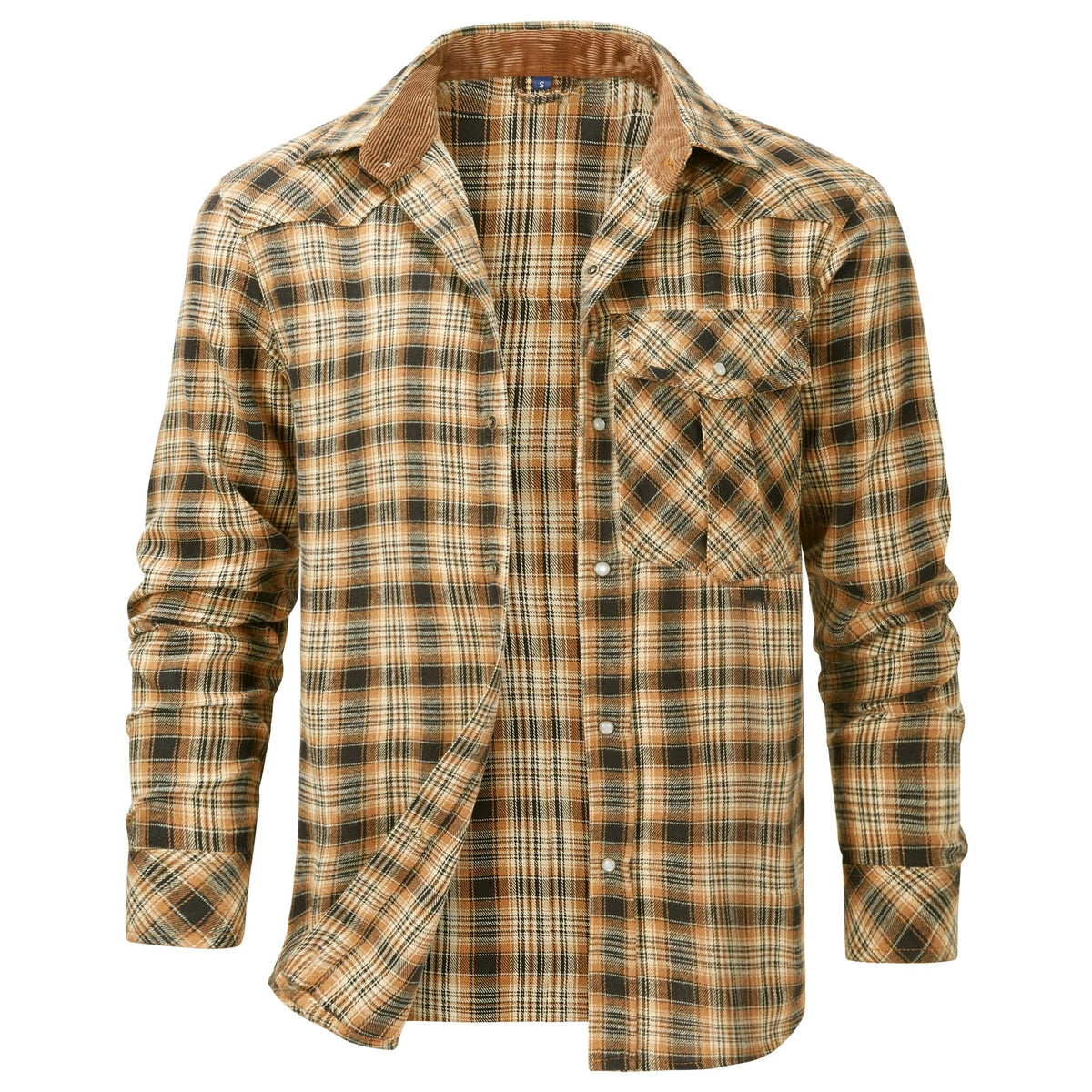 Chemise en flanelle pour homme, modèle classique 4