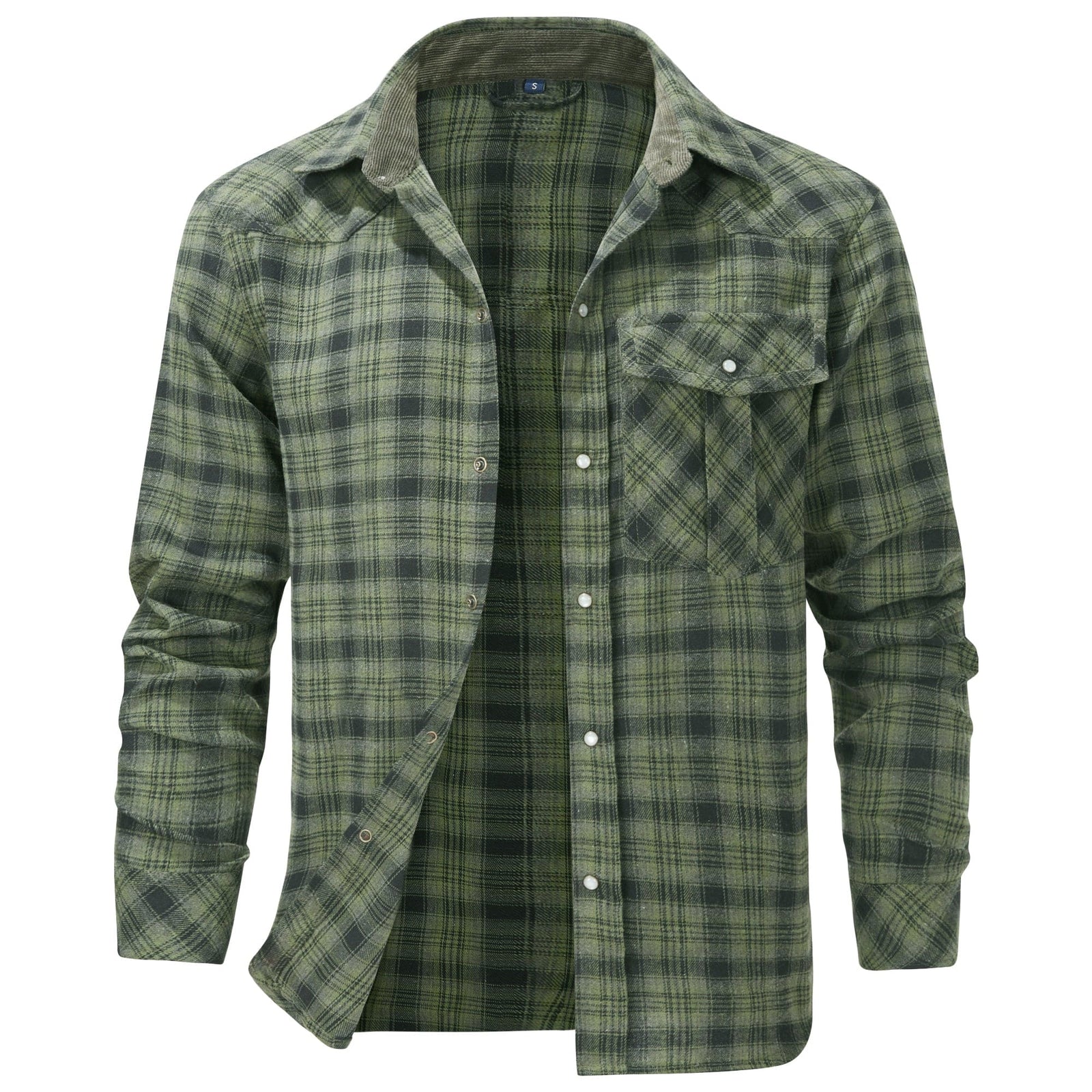 Chemise en flanelle pour homme, modèle classique 6