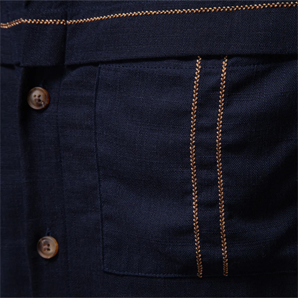 Chemise pour Homme Horizon Style Décontracté 6