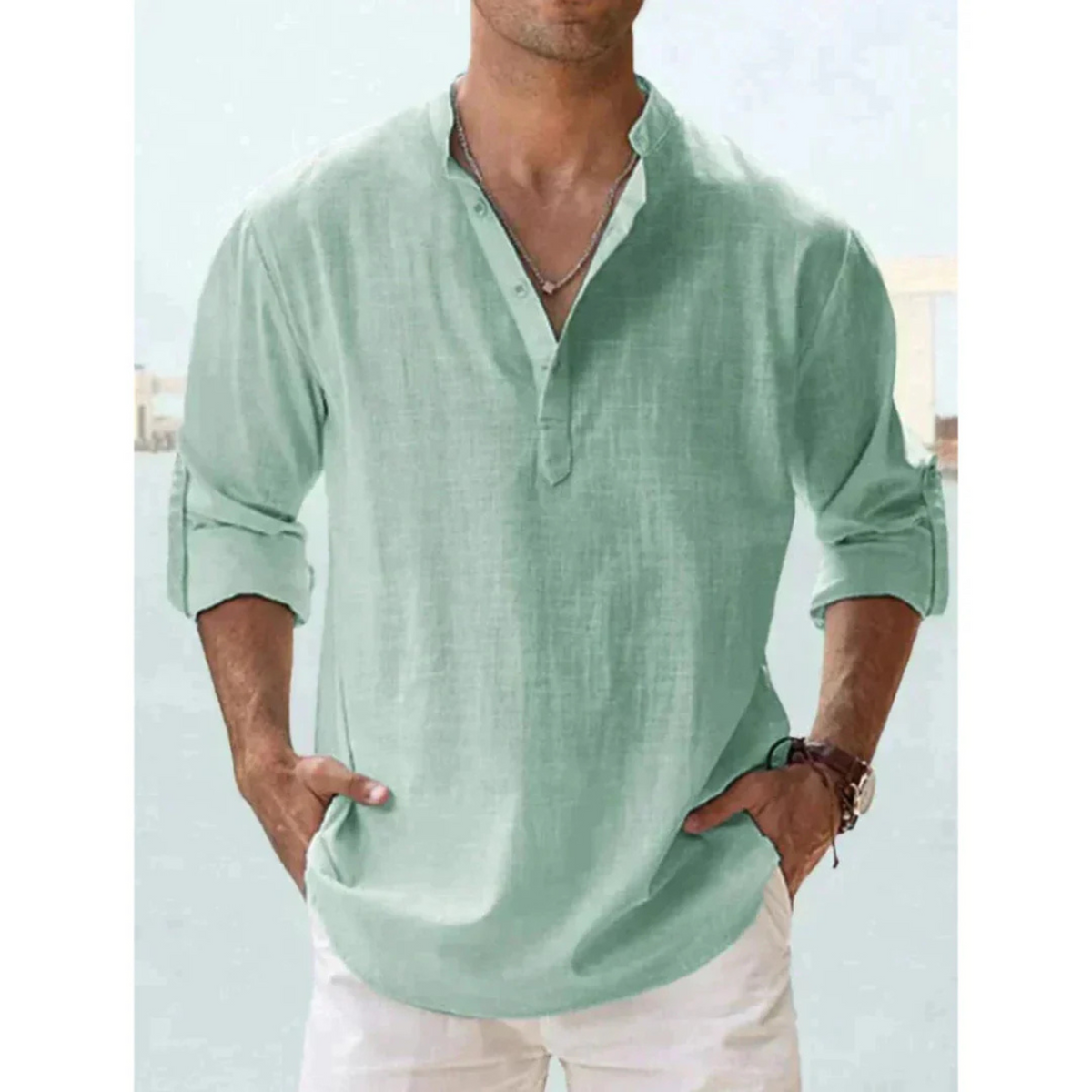 Chemise pour Hommes Ajustée et Élégante 7