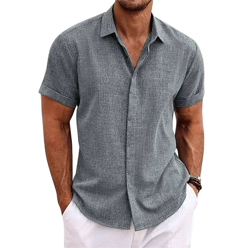 Chemise pour hommes à col à revers 0