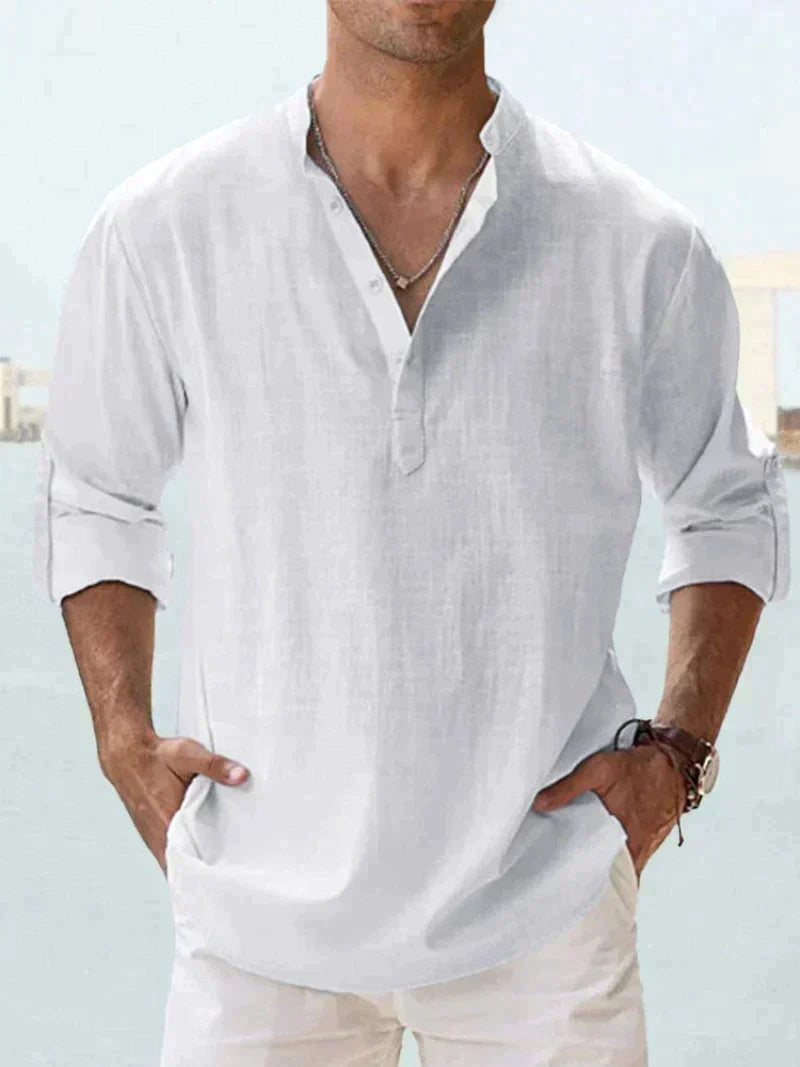 Chemise pour hommes à manches longues au style intemporel 11