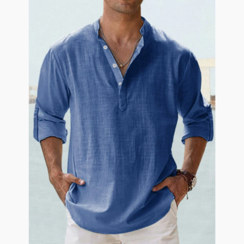 Chemise pour hommes à manches longues au style intemporel 13