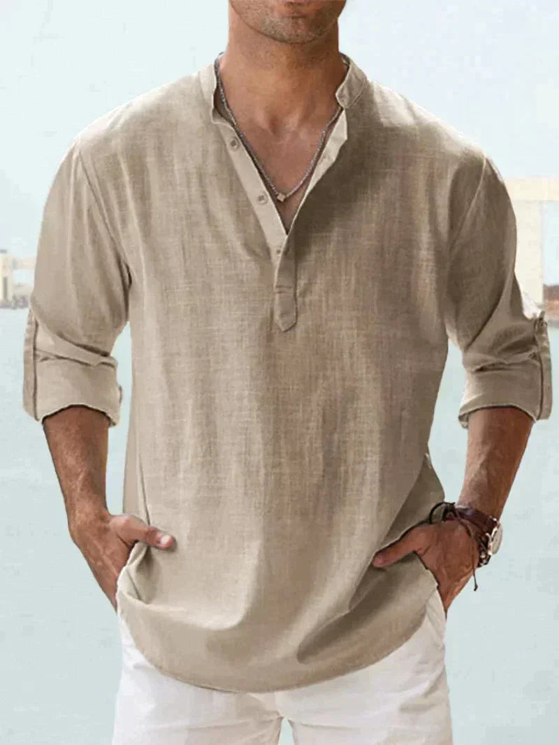 Chemise pour hommes à manches longues au style intemporel 6