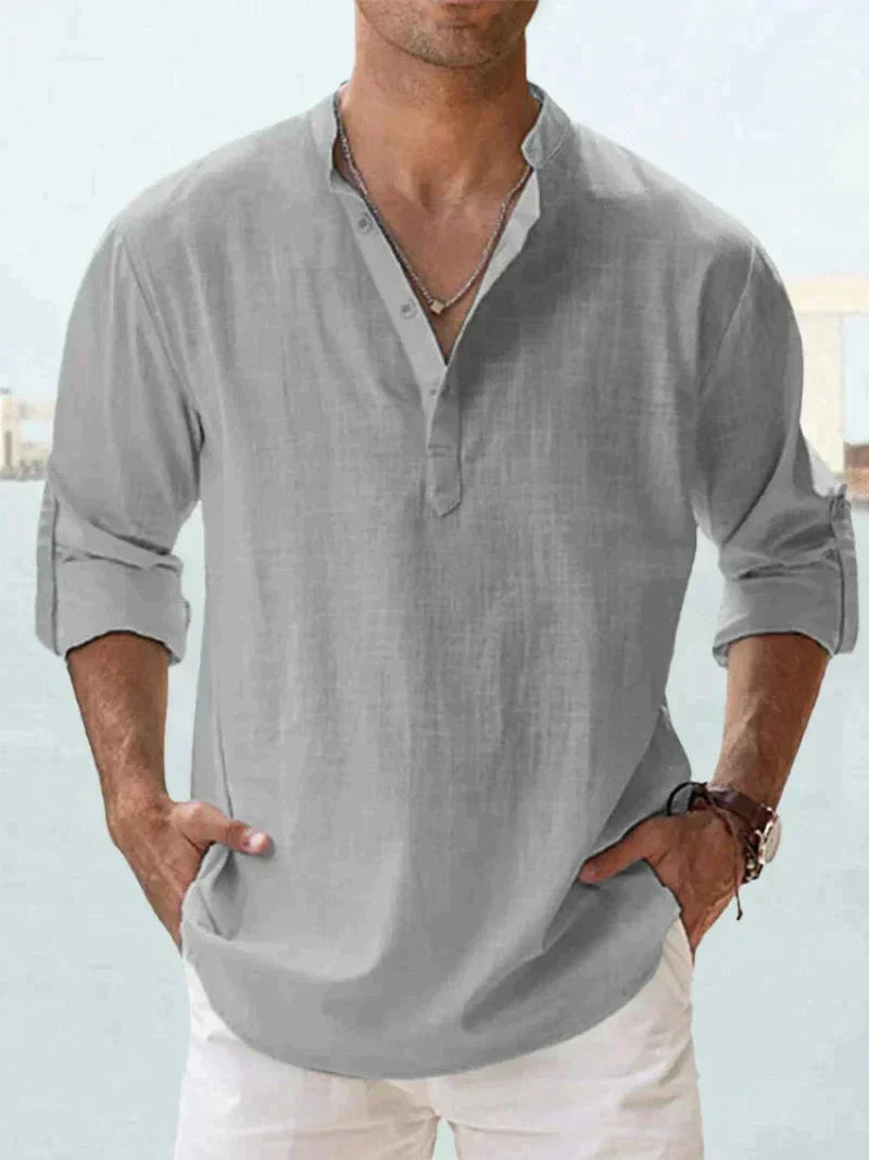 Chemise pour hommes à manches longues au style intemporel 8