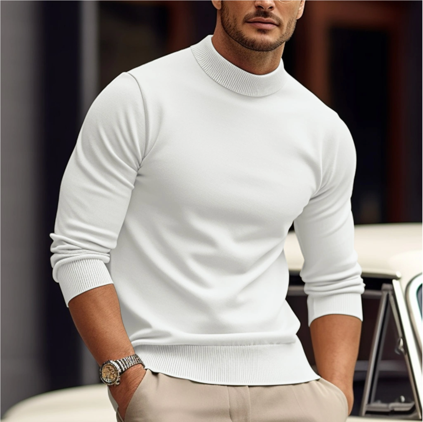 Chemise pour hommes au design décontracté 2