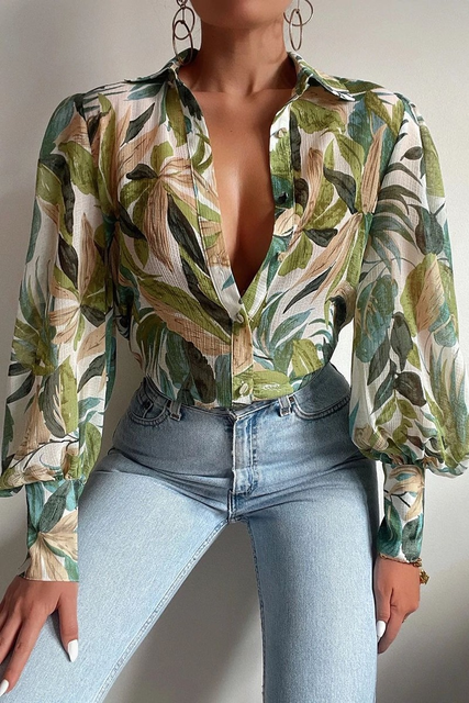 Chemisier Femme Chic Aéré Coton Léger 1
