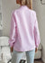Chemisier Femme Chic à Manches Longues en Tissu Doux avec Volants 6