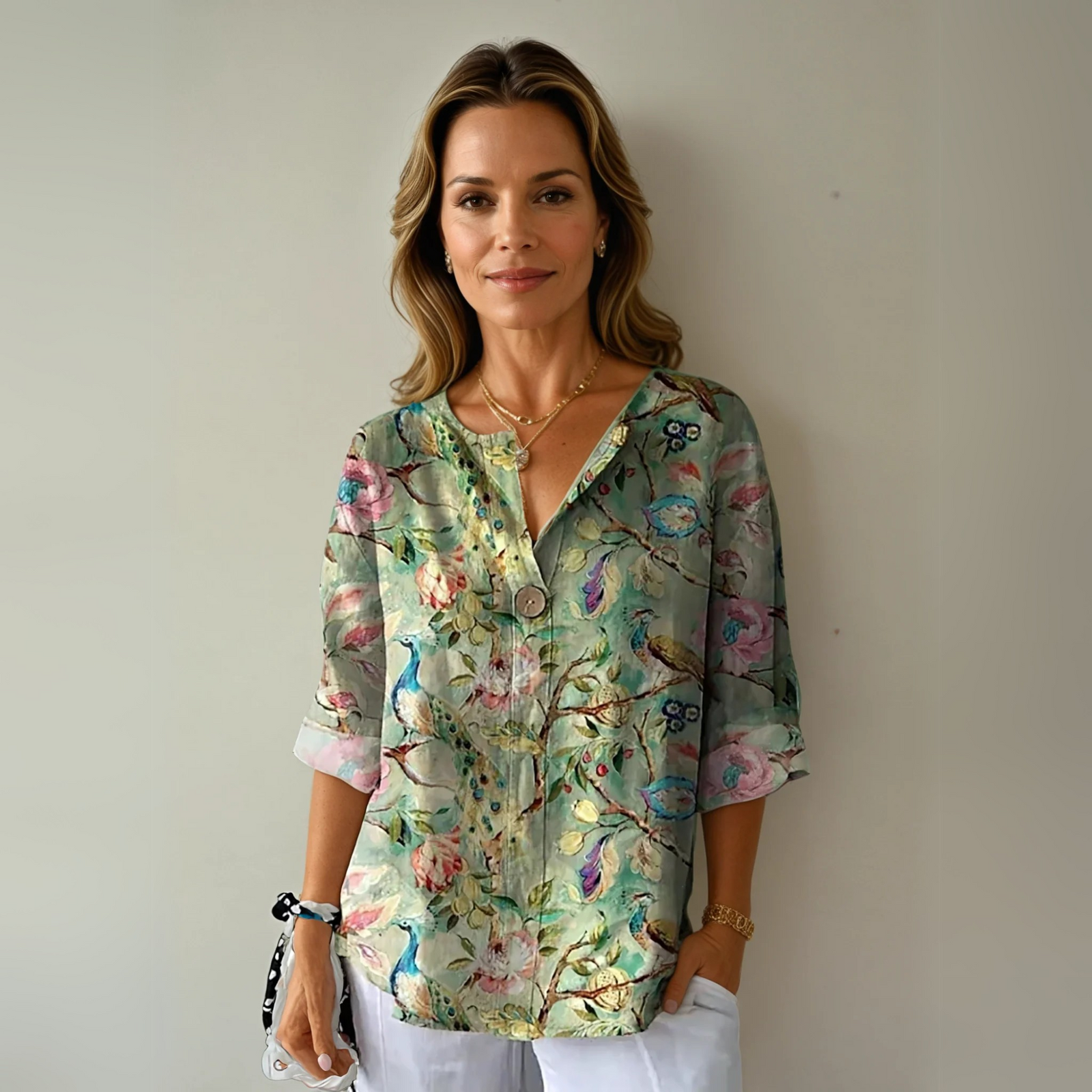 Chemisier Femme Imprimé Floral Chic 2