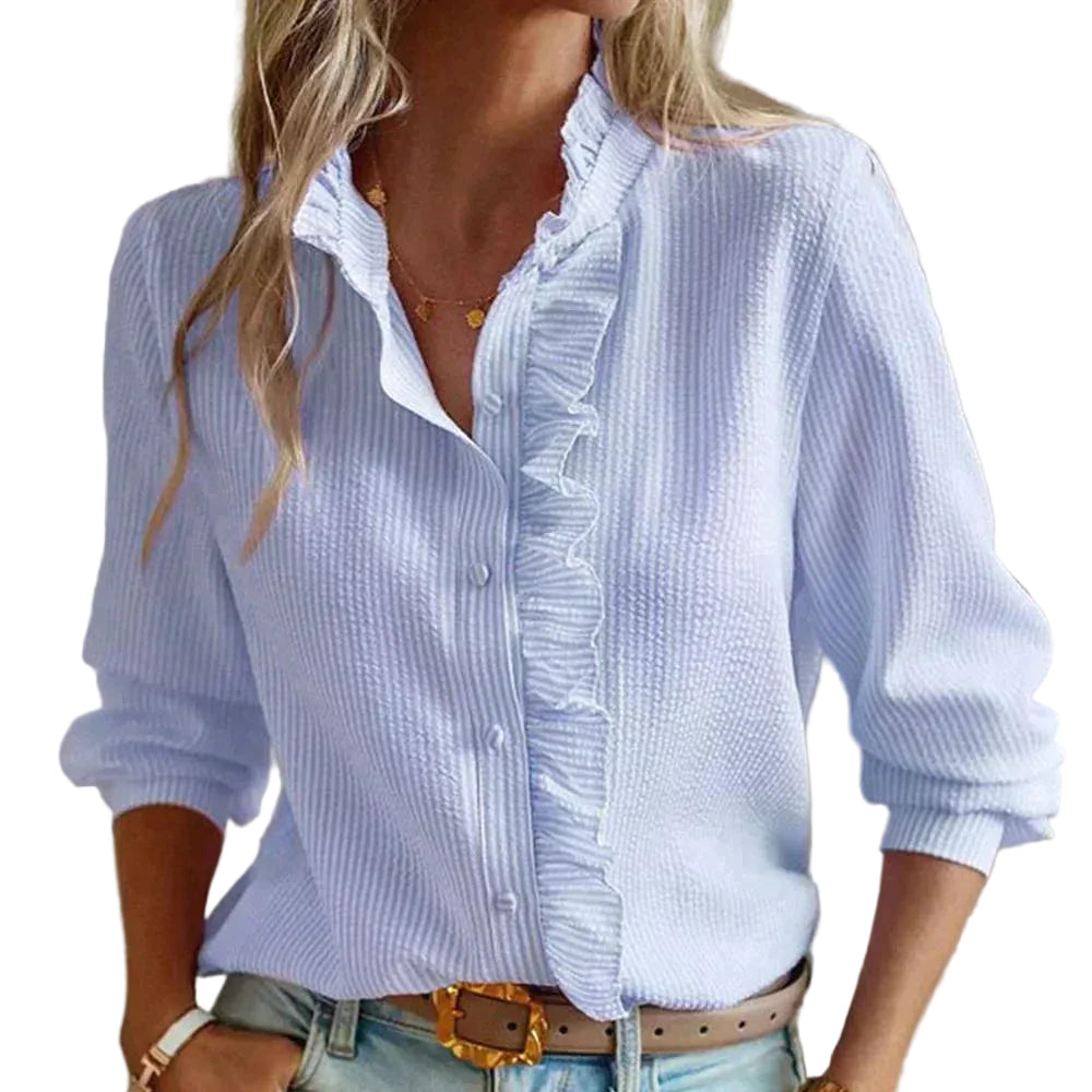 Chemisier Femme à Boutons Chic 0