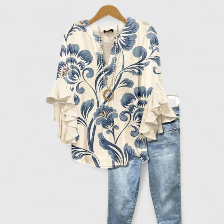 Chemisier Femme à Imprimé Floral 0