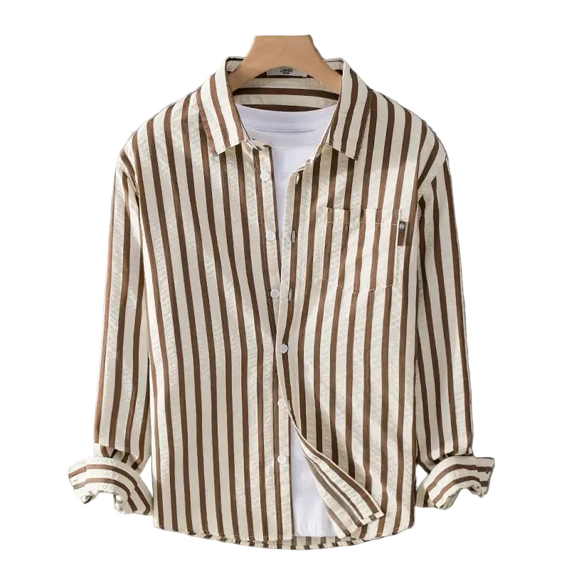Chemisier Rayé pour Homme Chic 0