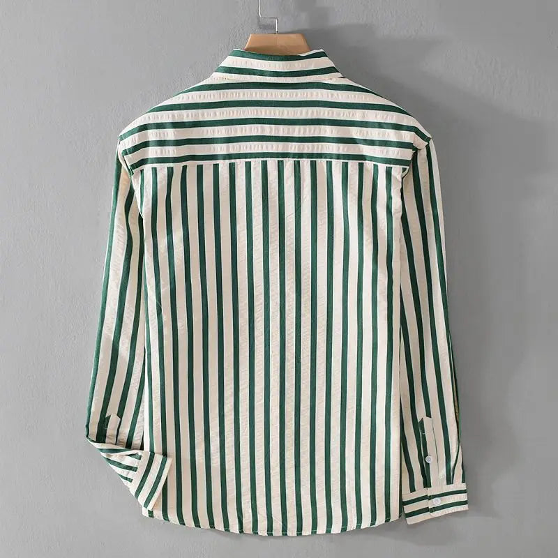 Chemisier à Rayures pour Homme Chic 2